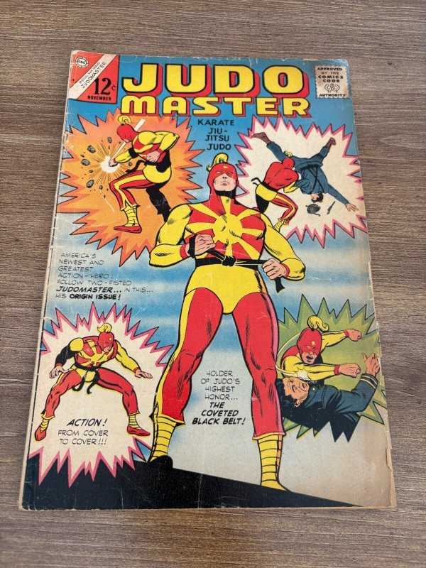 Special War Series Judo Master #4 (Charlton Comics), raw comic book in VG condition — front cover