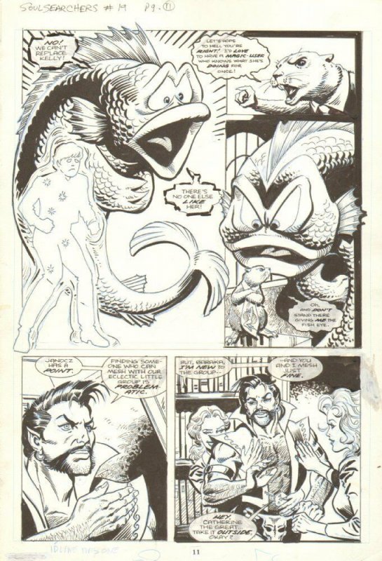 Soulsearchers #19 (1996), raw, ungraded comic book — front cover