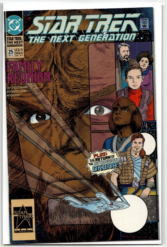 Star Trek: The Next Generation - the Modala Imperative #3 (DC Comics, 1991), raw, ungraded comic book — front cover