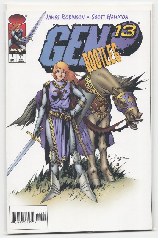 Gen 13 Bootleg #7 (Image Comics, 1997), raw, ungraded comic book — front cover