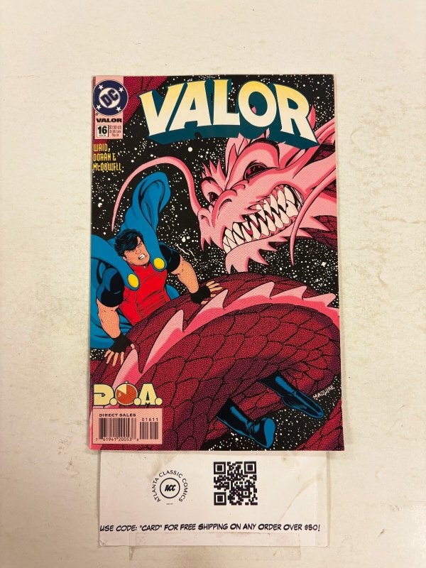 Valor #16 (DC Comics), raw comic book in NM condition — front cover