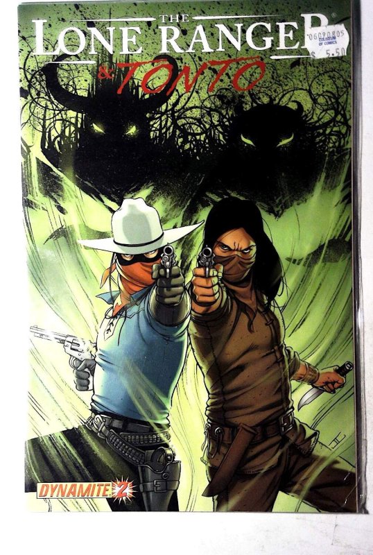 The Lone Ranger & Tonto #2 (Dynamite Entertainment, 2009), raw, ungraded comic book — front cover