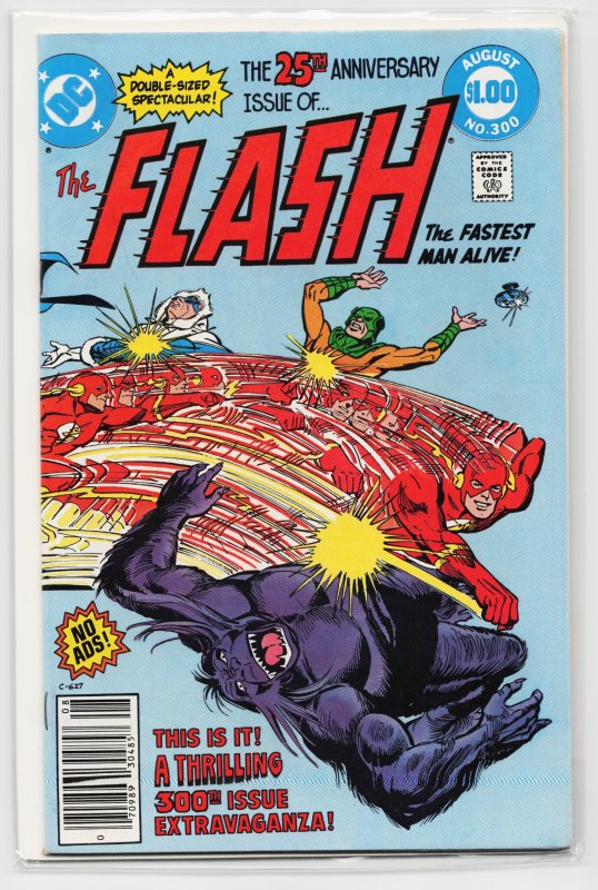 The Flash #300 (DC Comics, 1981), raw, ungraded comic book — front cover