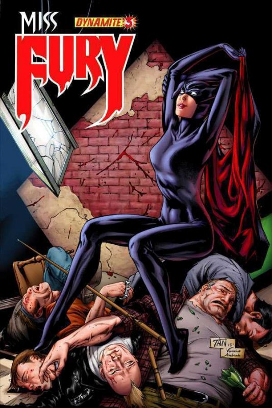 Miss Fury #3 (Dynamite Entertainment, 2013), raw comic book in VF/NM condition — front cover