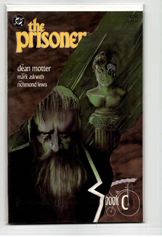 The Prisoner #3 (1988), raw, ungraded comic book — front cover