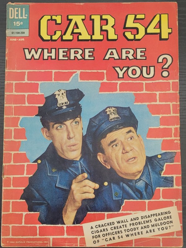 Car 54 Where Are You? #2 (1962), raw comic book in VG condition — front cover