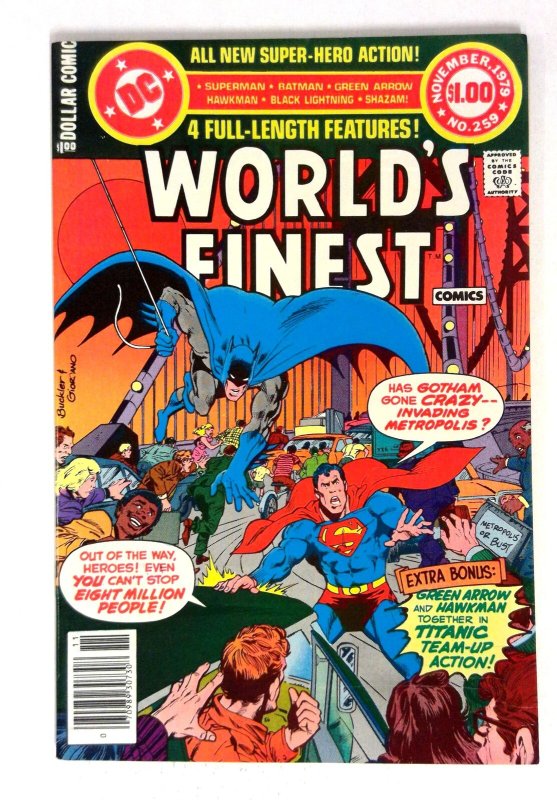 World's Finest Comics #259 (DC Comics, 1979), raw comic book in NM- condition — front cover