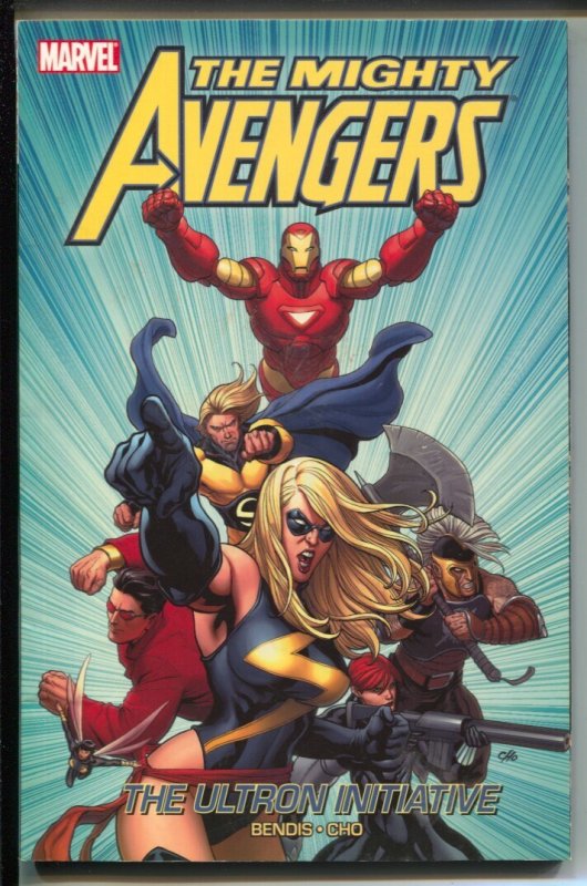 Mighty Avengers: Ultron Initiative-Brian Michael Bendis-Vol 1-2007-Pb-Vg/fn, raw comic book in VG/FN condition — front cover