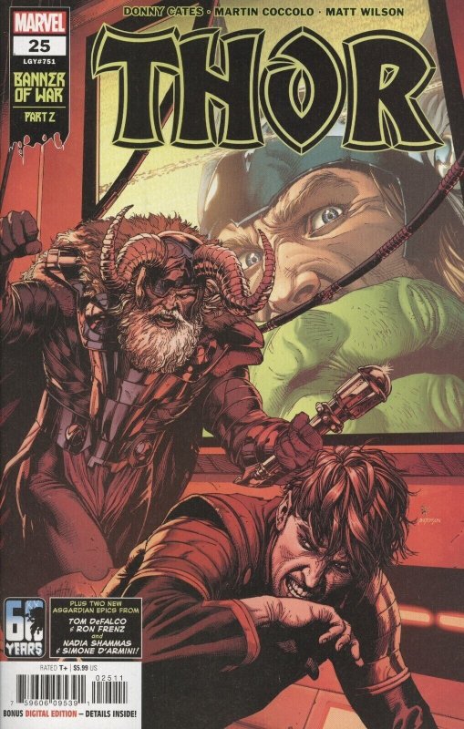 Thor #25 (Marvel Comics, 2022), raw, ungraded comic book — front cover