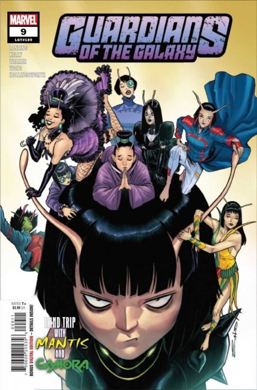 Guardians of the Galaxy #9 (Marvel Comics, 2023), raw comic book in NM condition — front cover