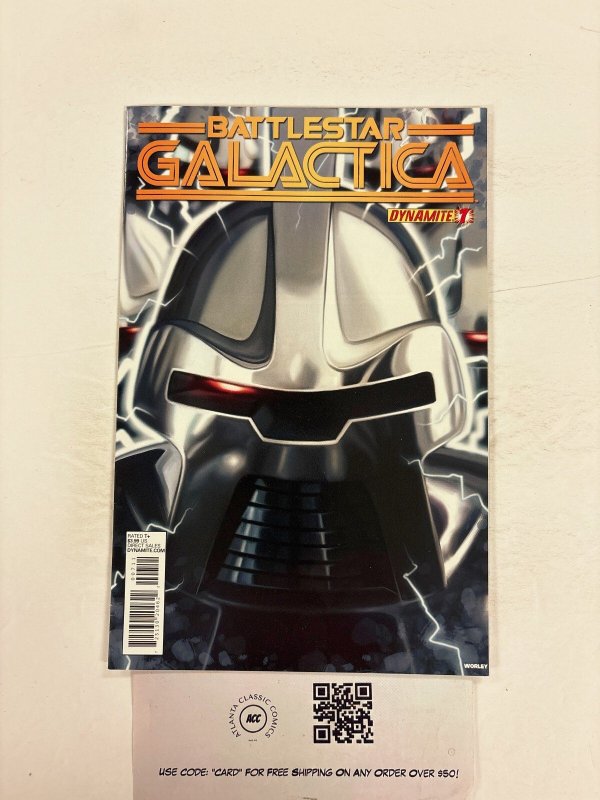 Battlestar Galactica #7 (Dynamite Entertainment), raw comic book in NM condition — front cover