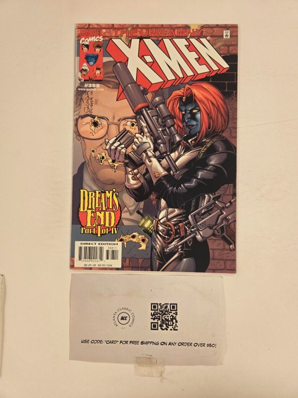 Uncanny X-Men #388 (Marvel Comics, 2000), raw comic book in NM condition — front cover