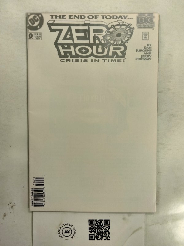 Zero Hour #0 (DC Comics), raw comic book in NM condition — front cover