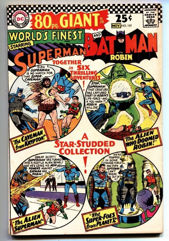 World's Finest #161 (DC Comics, 1966), raw, ungraded comic book — front cover