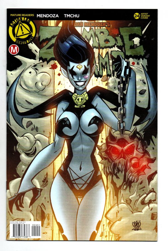 Zombie Tramp #24 (Action Lab Entertainment, 2016), raw comic book in NM condition — front cover