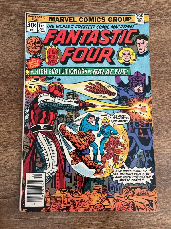 Fantastic Four #175 (Marvel Comics, 1976), raw comic book in VF condition — front cover