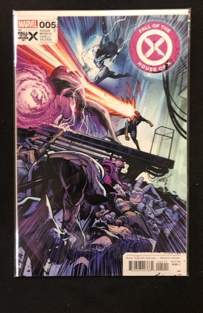 Fall of the House of X #5 (2024), raw, ungraded comic book — front cover