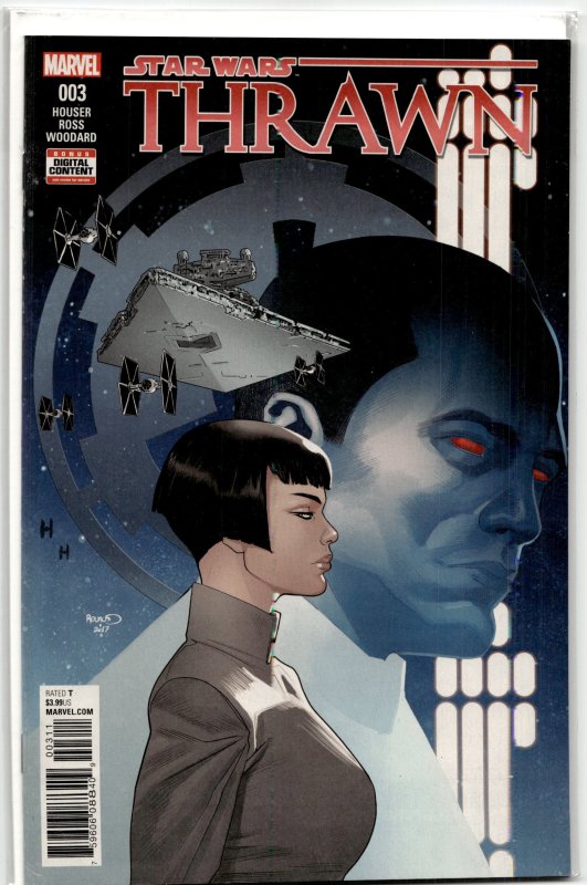 Star Wars: Thrawn #3 (2018), raw, ungraded comic book — front cover