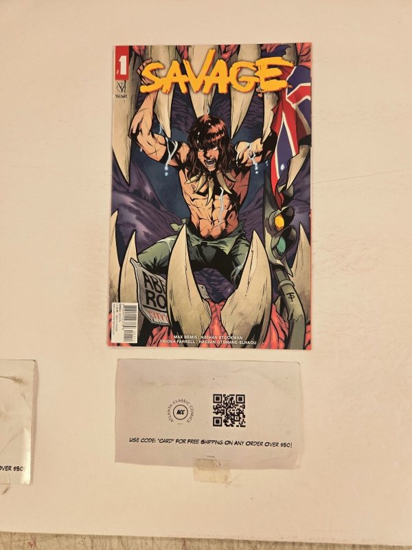 Savage #1, raw comic book in NM condition — front cover
