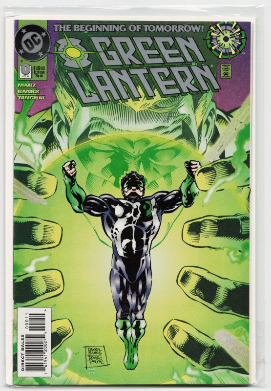 Green Lantern #0 (DC Comics, 1994), raw, ungraded comic book — front cover