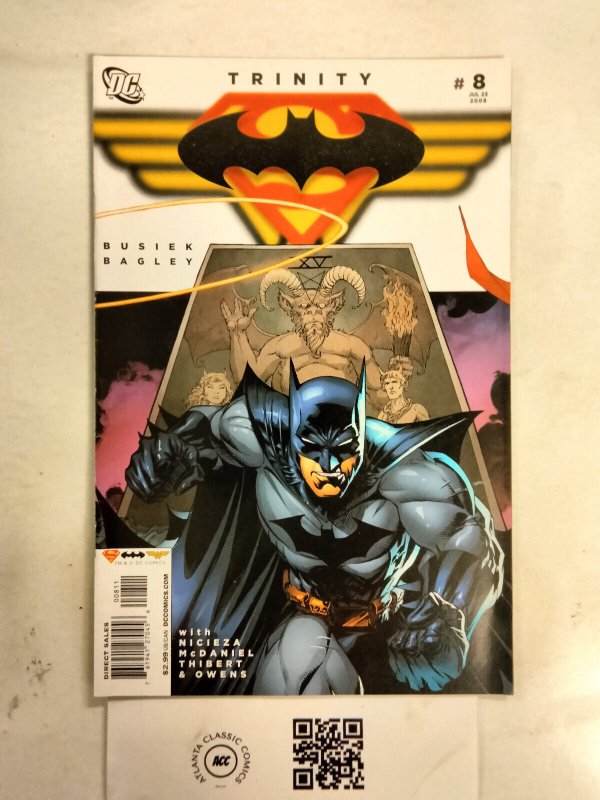 Trinity #8 (DC Comics), raw comic book in NM condition — front cover
