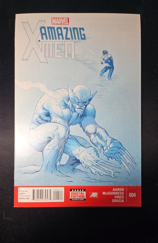 Amazing X-Men #4 (Marvel Comics, 2014), raw comic book in NM condition — front cover