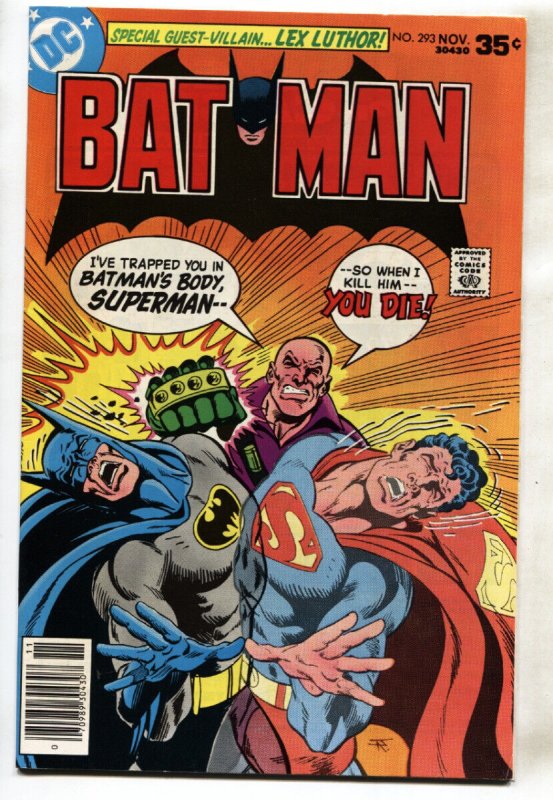 Batman #293 (DC Comics), raw comic book in VF/NM condition — front cover