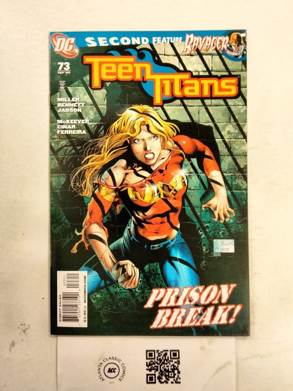 Teen Titans #73 (DC Comics, 2009), raw comic book in NM condition — front cover