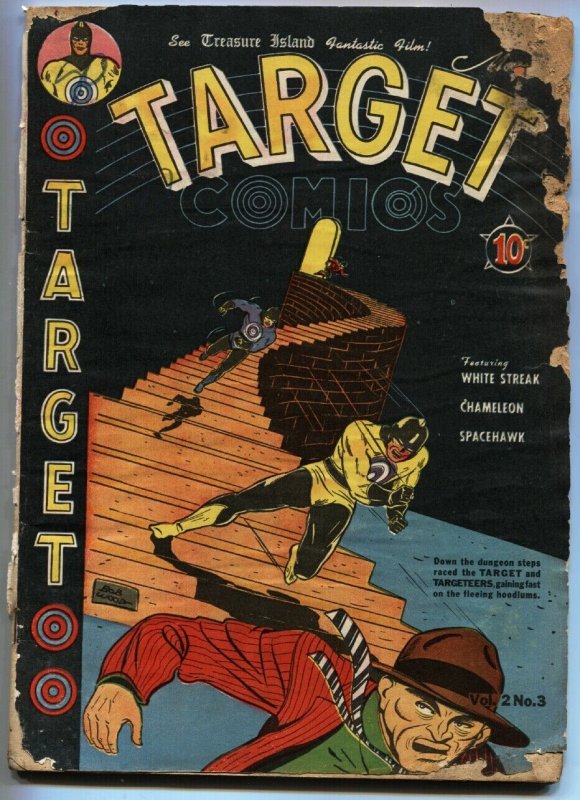 Target Vol 2 #3 (1941), raw, ungraded comic book — front cover