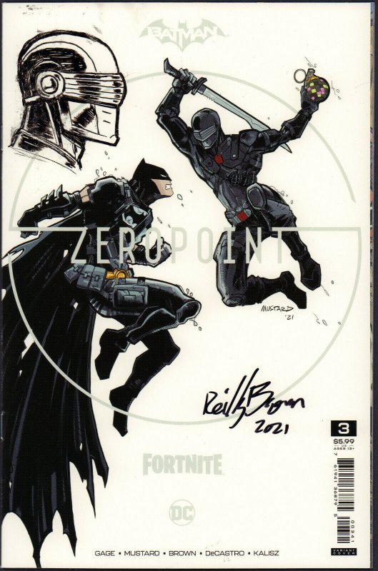 Batman / Fortnite: Zero Point #3, raw, ungraded comic book — front cover