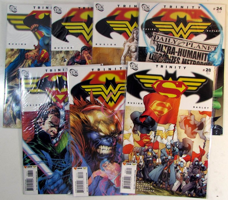 Trinity Lot of 6 #14, 15, 21, 24.26, 27, 28 DC Comics 1992 1st Print Comic Books (DC Comics, 1992), raw, ungraded comic book — front cover