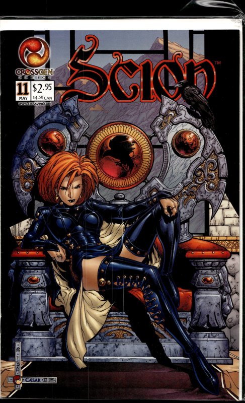 Scion #11 (CrossGen, 2001), raw, ungraded comic book — front cover