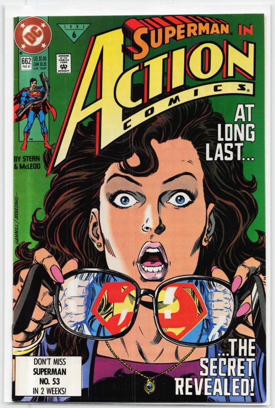 Action Comics #659 (DC Comics, 1990), raw, ungraded comic book — front cover