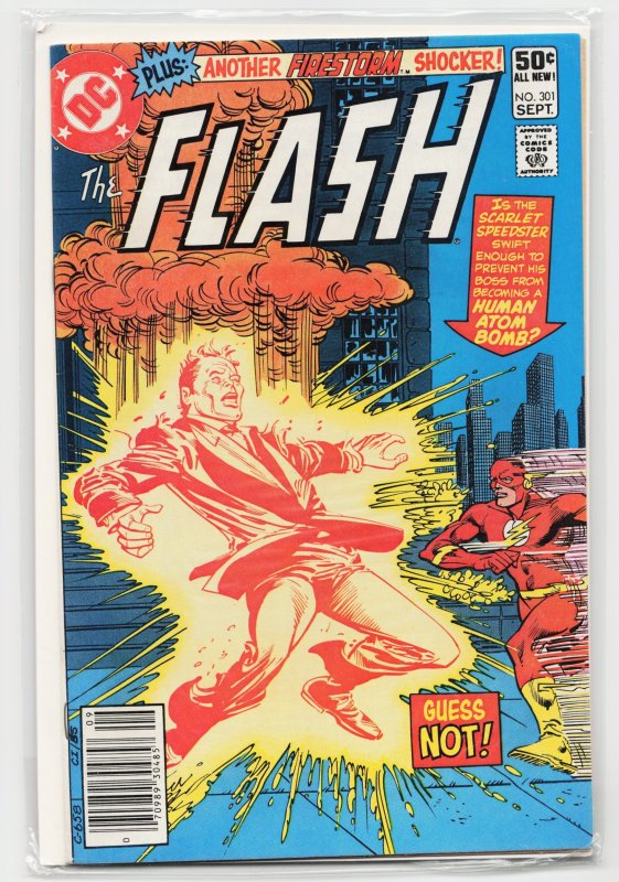 The Flash #301 (DC Comics, 1981), raw, ungraded comic book — front cover