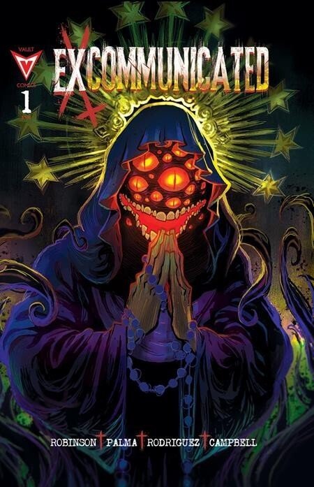 Excommunicated #1 (2026), raw, ungraded comic book — front cover