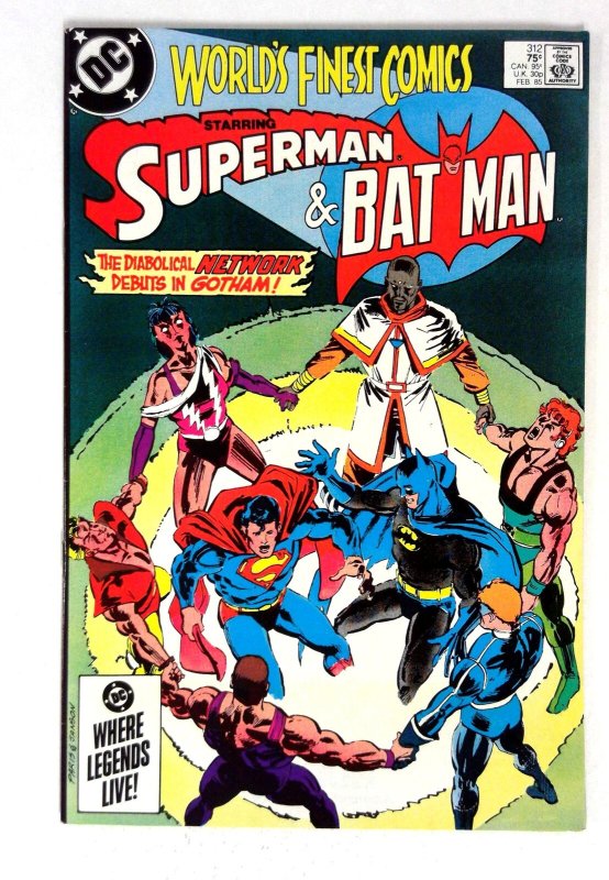 World's Finest Comics #312 (DC Comics, 1985), raw comic book in NM- condition — front cover