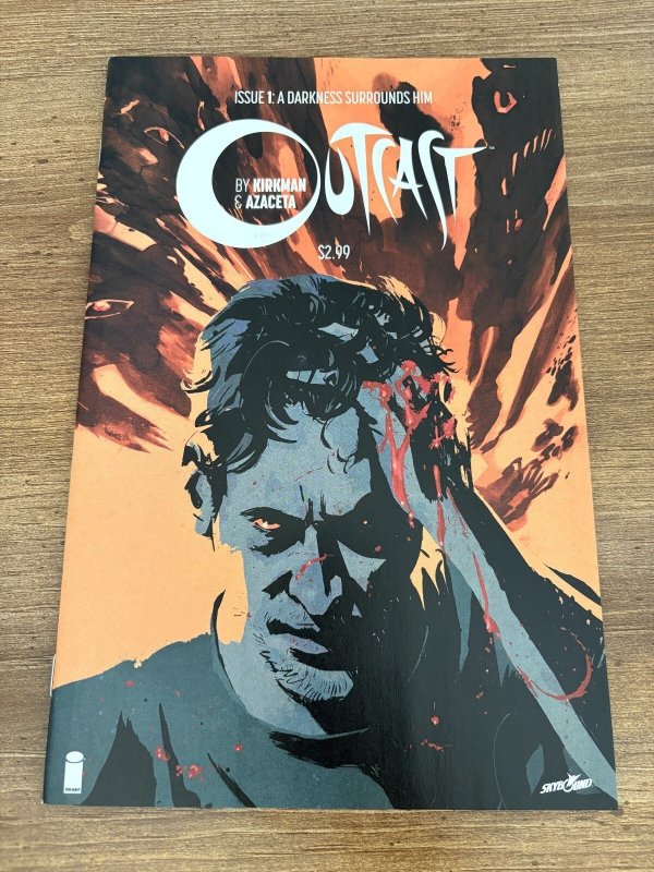 Outcast by Kirkman & Azaceta #1 (Image Comics, 2014), raw comic book in NM condition — front cover