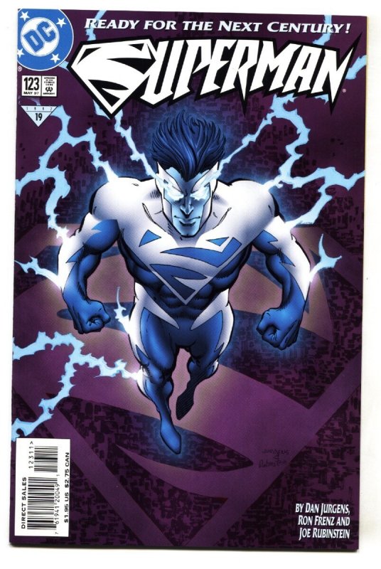Superman #123 - 1997 - DC - NM- - Comic Book (DC Comics, 1997), raw comic book in NM- condition — front cover