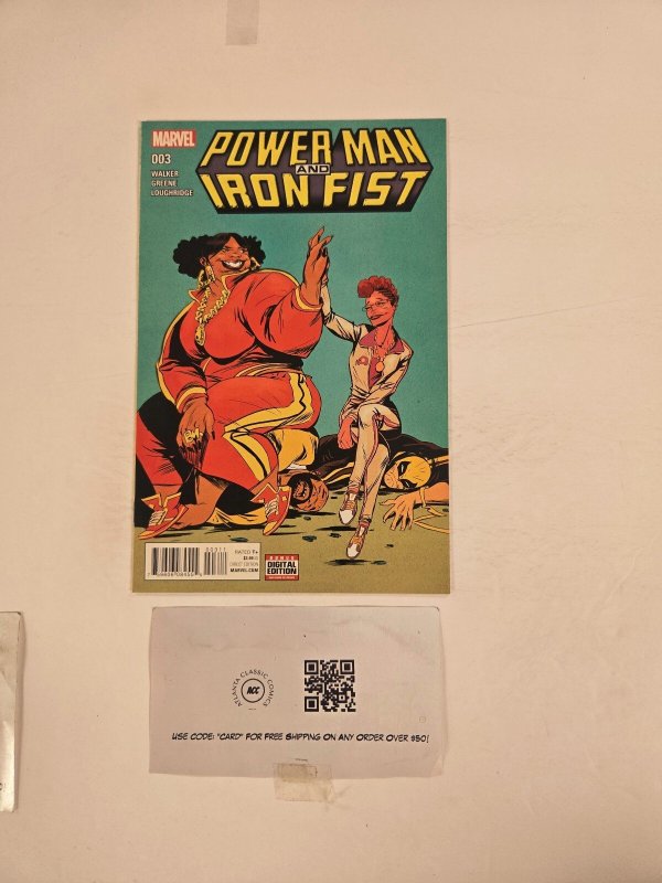 Power man and Iron Fist #3 (Marvel Comics), raw comic book in NM condition — front cover