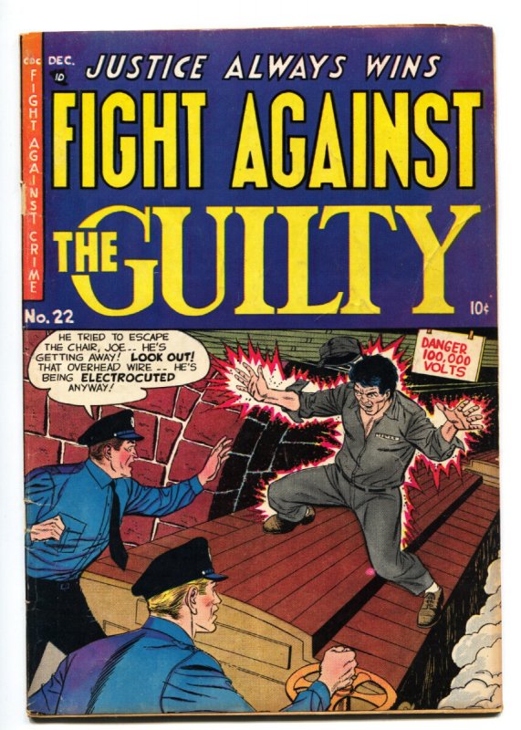 Fight Against the Guilty #22 - 1954 - Story - VG - Comic Book (1954), raw comic book in VG condition — front cover