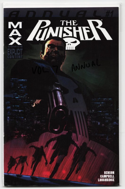 The Punisher Annual (2007) Punisher (2007), raw, ungraded comic book — front cover