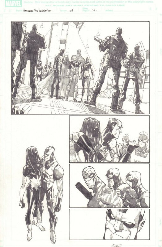 Avengers: The Initiative #24 (Marvel Comics, 2008), raw, ungraded comic book — front cover