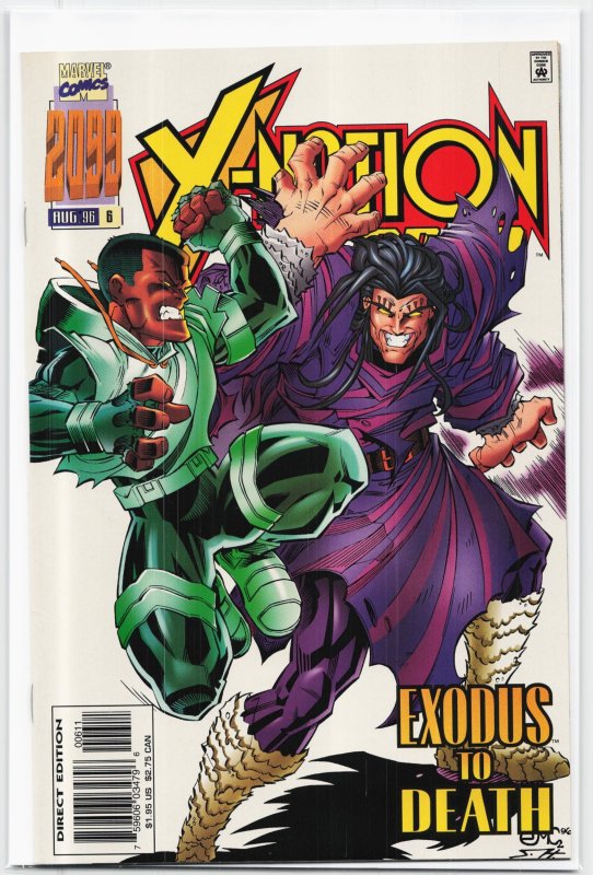 X-Nation 2099 #6 (1996), raw, ungraded comic book — front cover