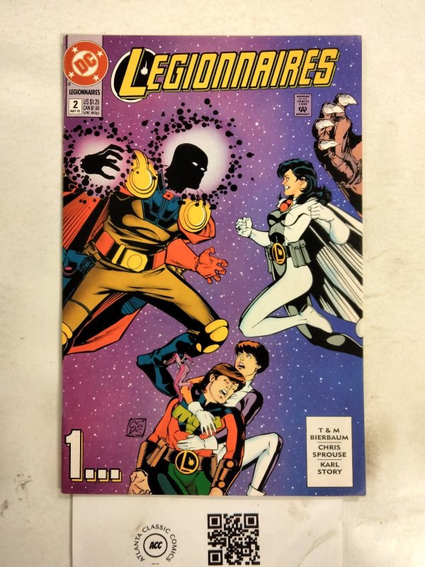 Legionnaires #2 (DC Comics, 1993), raw comic book in NM condition — front cover