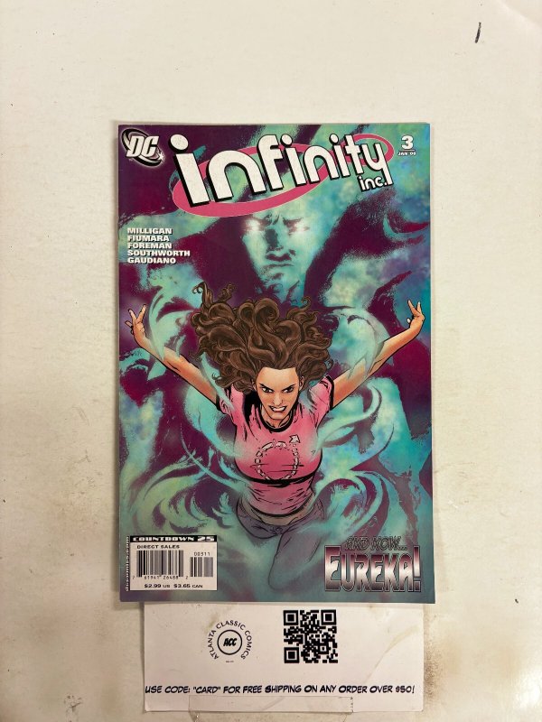 Infinity Inc #3 (DC Comics, 1984), raw comic book in NM condition — front cover