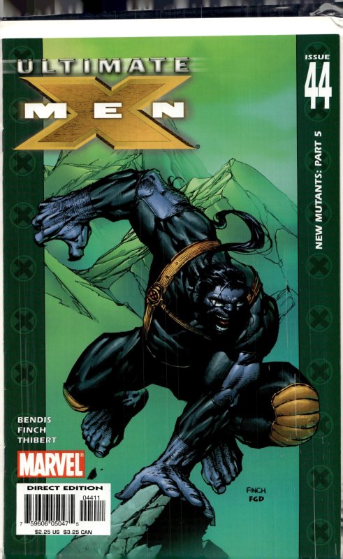 Ultimate X-Men #44 (Marvel Comics, 2004), raw, ungraded comic book — front cover