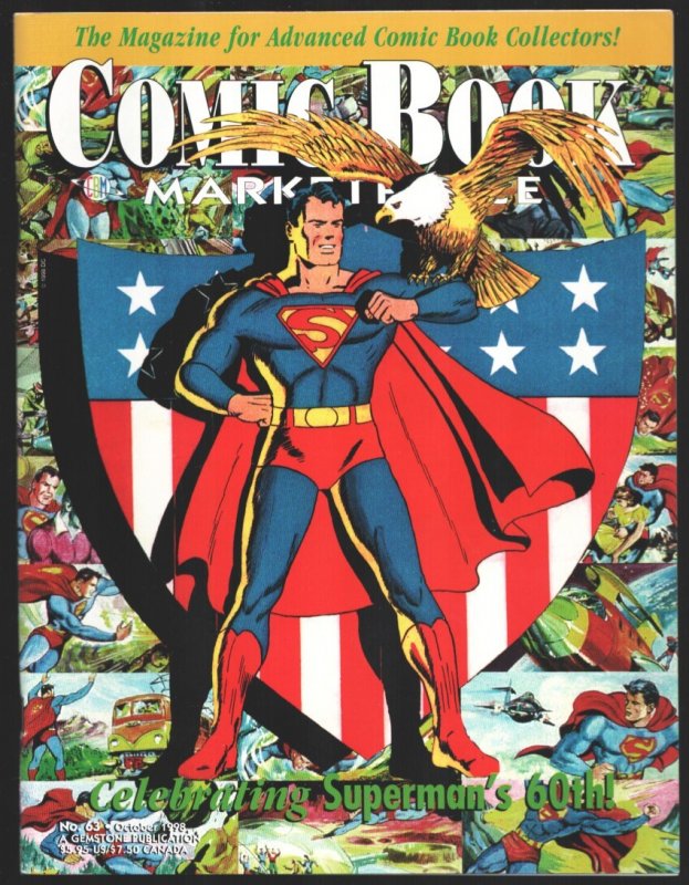 Comic Book Marketplace #63 (1998), raw, ungraded comic book — front cover