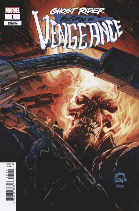 Ghost Rider: Return of Vengeance #1 (2021), raw comic book in VF/NM condition — front cover