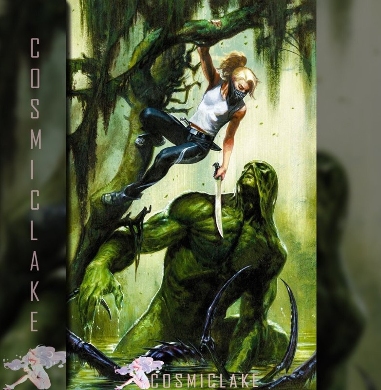 Swamp Thing Is Killing the Children #1, raw, ungraded comic book — front cover