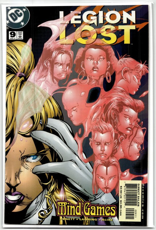 Legion Lost #9 (2001), raw, ungraded comic book — front cover